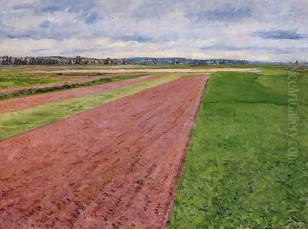 Landscape Study In Yellow And Rose - view 1