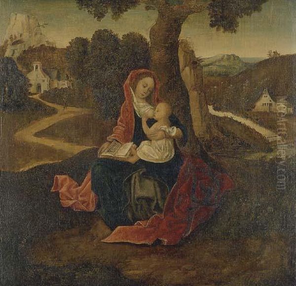 The Virgin And Child In A Landscape - view 1