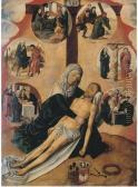 The Lamentation, With Medallions Depicting The Circumcision - view 1