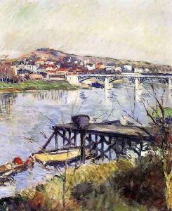 The Argenteuil Bridge by Gustave Caillebotte
