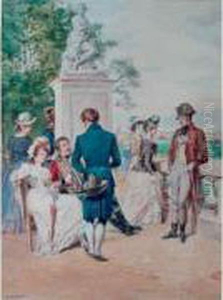 Elegante Compagnie Sur Une Terrasse - view 1
