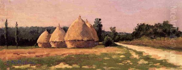 Landscape With Haystacks - view 1