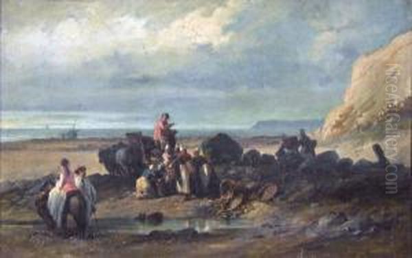 Dechargement Et Promenade Sur La Greve Enbretagne - view 1