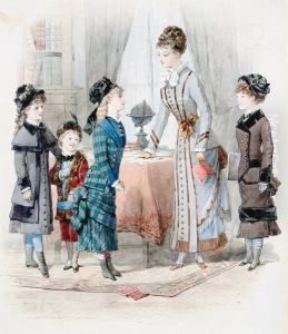 A School Mistress And Her Pupils by Jules David