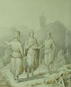 Medieval Nobleman Surveying Medieval Nobleman Surveying
