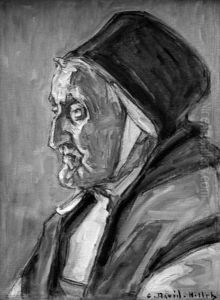 Portrait De Bretonne Au Capot by Germain David-Nillet
