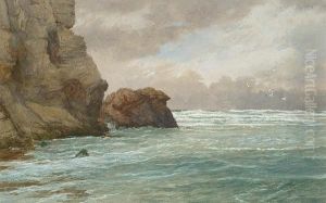 Perranporth, Cornwall by Charles Topham Davidson