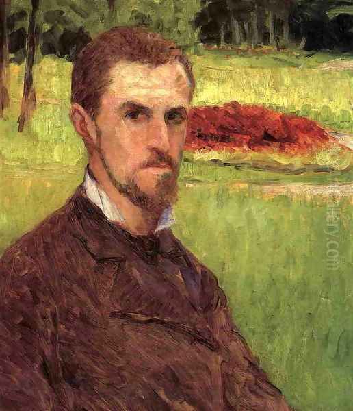 Self Portrait In The Park At Yerres - view 1
