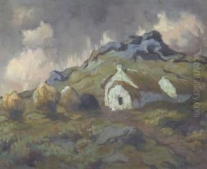 Cottage In Connemara by Lilian Lucy Davidson