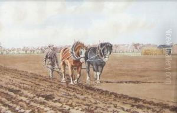 Plough Team At Work - view 1