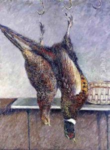 Two Hanging Pheasants Two Hanging Pheasants