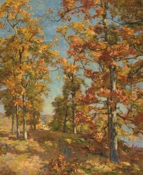 A View To The River, Autumn - view 1
