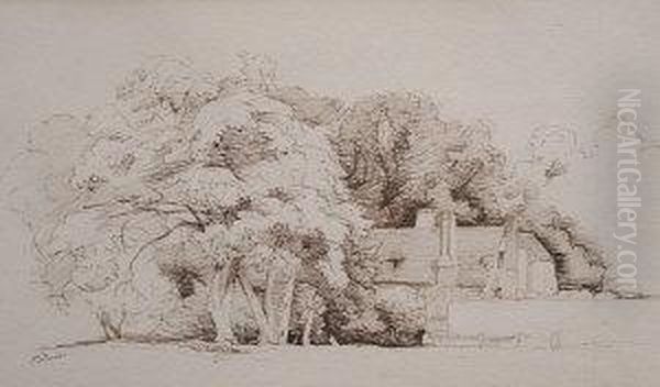 Sketch Of A House At Wimbledon - view 1