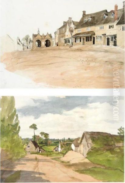 A Folio Of Drawings And Watercolours - view 1
