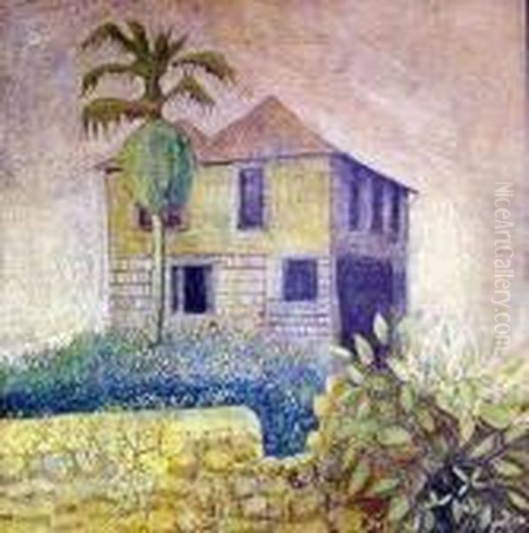 House With Palm Tree - view 1