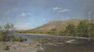 The Wye At Glaslyn