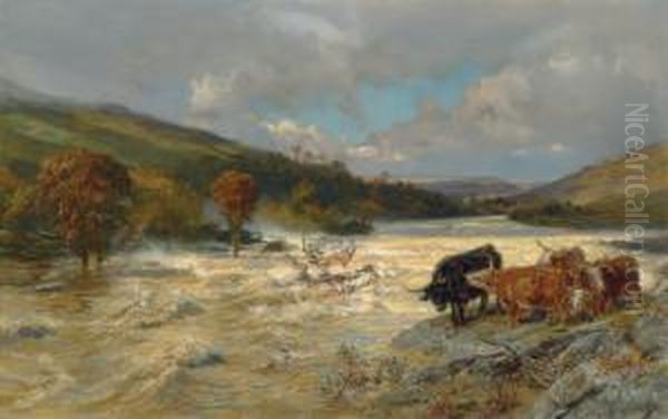 The Wye In Flood - view 1