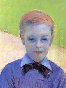 Portrait Of Camille Daurelle by Gustave Caillebotte