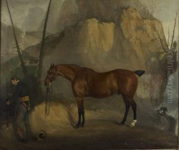 Painting Of Horse And Rider - view 1