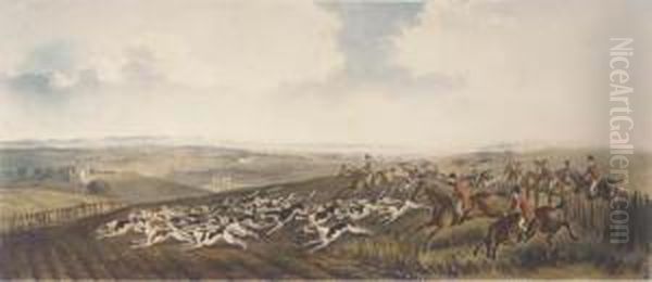 Going Out; Hunting In Cover; The Chase; And The Death, By T.sutherland - view 1
