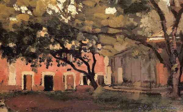 Yerres, the Aviary in the Ornamental Farm - view 1