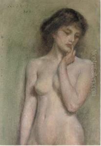 Pensive: A Female Nude Pensive: A Female Nude