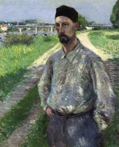 Portrait of Eugene Lamy by Gustave Caillebotte