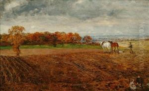 Ploughing In Cheshire - view 1