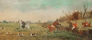 Hunting Scenes, A Set Of Four by Philip Dawe