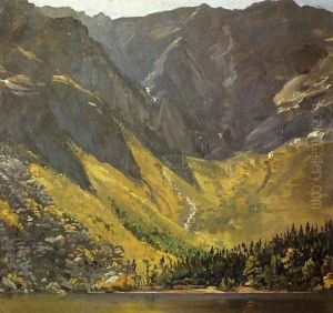 Great Basin, Mount Katahdin, ,Maine by Frederic Edwin Church