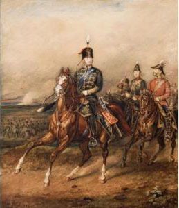 His Royal Highness Edward Albert, Prince Of Wales Reviewing The Troops, Dublin, 10 by Henry Thomas Dawson