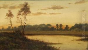 Sunset On The River Avon (see Label Verso)