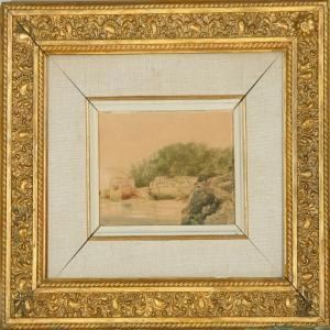 An English Coastalscenery by Henry Thomas Dawson