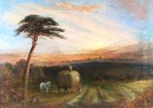 Haymaking Evening Over Sutton Coalfield, Near Handsworth Old Church