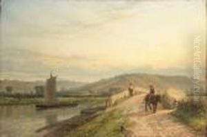 Colwich Hills by Henry Thomas Dawson