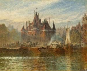 Amsterdam, Blick Auf Den Nieuwe Markt. 1879