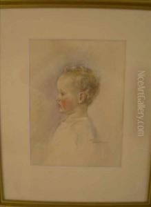 Portrait Of A Young Child by Lucy Dawson