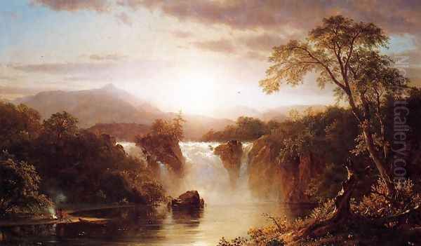 Landscape With Waterfall - view 1