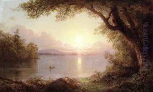 Landscape In The Adirondacks by Frederic Edwin Church