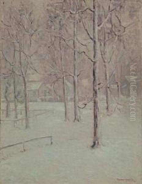 Snowy Day On The Farm - view 1