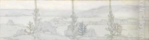 Aster, Mullein, Bugloss, Bergamont by Dawson Dawson-Watson
