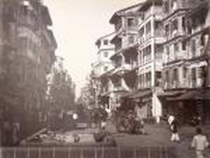 Street Scene, Bombay, 1880s by Lala Deen, Raja Dayal