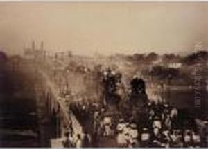 Elephant Procession With 
Archduke Franz Ferdinand Of Austria, Afzal Ganj Bridge, Hyderabad, 
January 1893