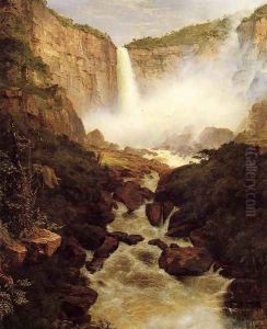 Tequendama Falls Near Bogota New Granada