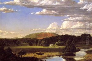 West Rock, New Haven by Frederic Edwin Church