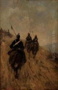 Soldati A Cavallo by Sebastiano De Albertis