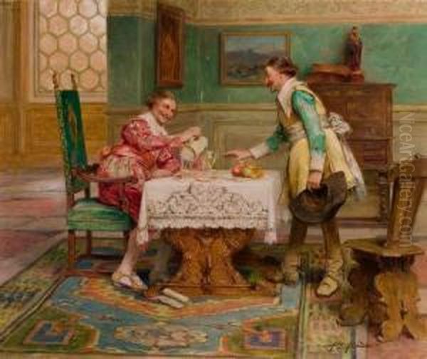 Cavaliers In An Interior - view 1