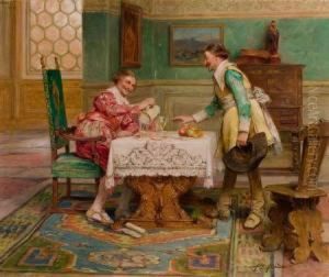 Cavaliers In An Interior