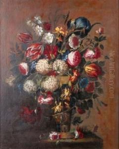 Jarron Con Flores by Juan De Arellano