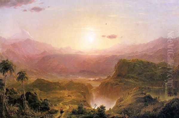 The Andes of Ecuador, c.1876 by Frederic Edwin Church